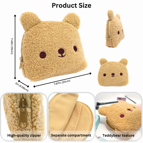 Everythingly Beary Essential Bear Makeup Bag