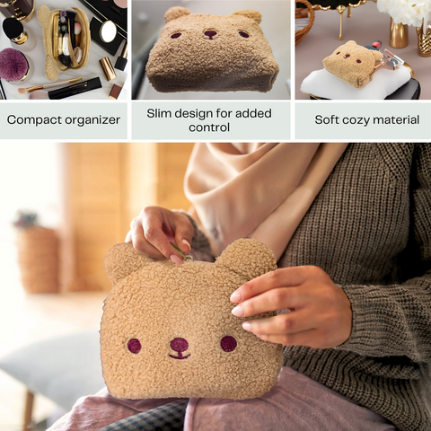 Everythingly Beary Essential Bear Makeup Bag