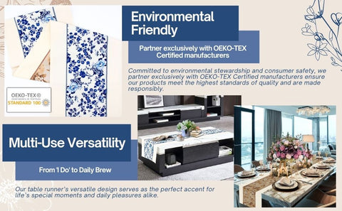 Everythingly Reversible Floral Table Runner