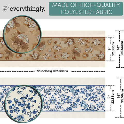 Everythingly Reversible Floral Table Runner